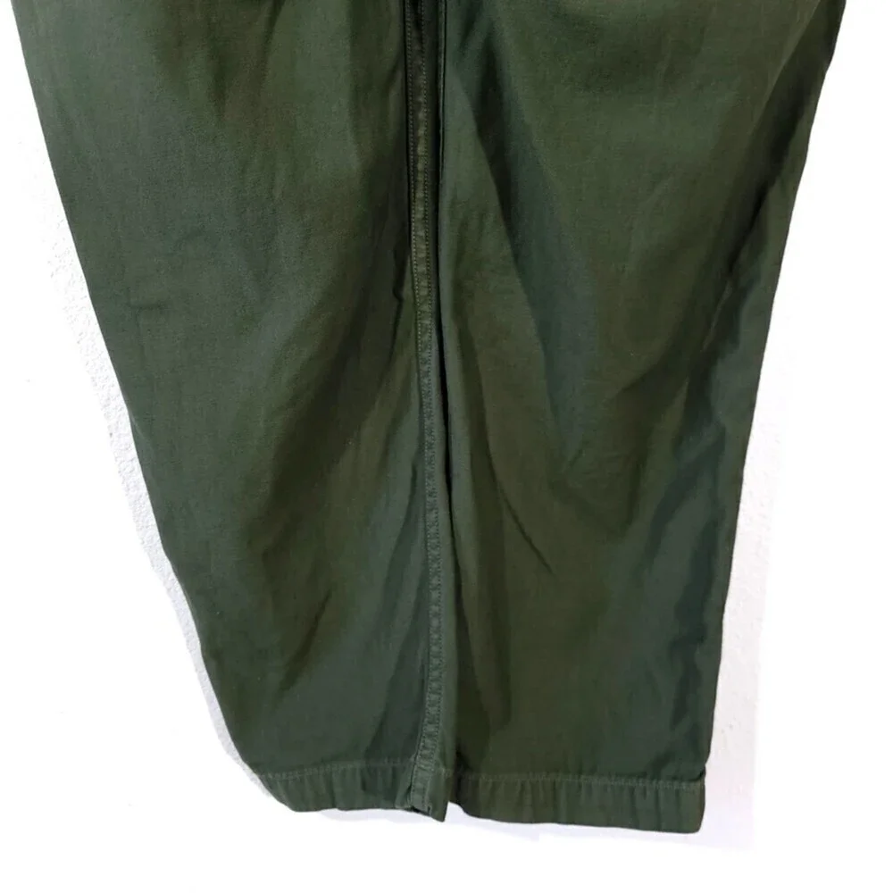 CITIZENS OF HUMANITY Marta Utility Jumpsuit Workwear Coverall Minimal Cargo Army